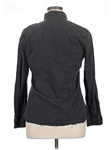 American Eagle Outfitters Long Sleeve Button-Down Shirt (view 2)
