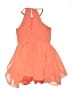 Bebe 100% Polyester Orange Dress Size 6 - photo 2