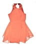 Bebe 100% Polyester Orange Dress Size 6 - photo 1