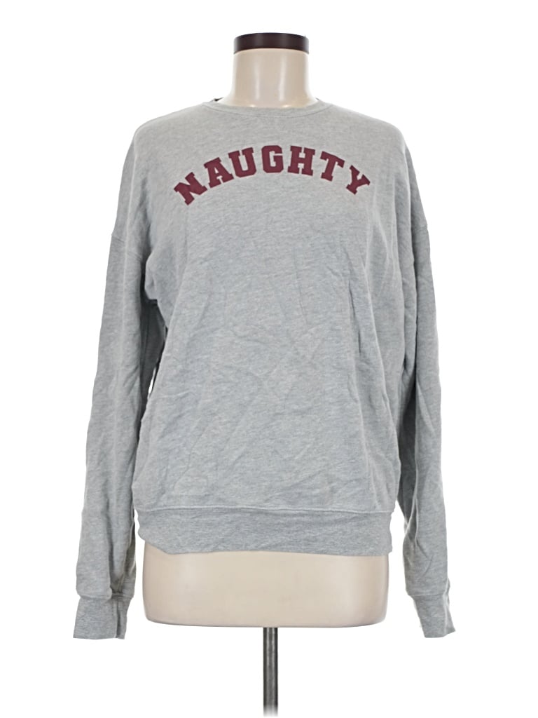 Pre-owned Bella+canvas Sweatshirt In Gray