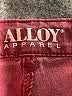 Alloy Apparel Hearts Burgundy Jeans Size 5 - photo 4