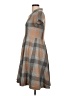 Pendleton 100% Virgin Wool Plaid Gray Casual Dress Size 10 Petite - photo 5