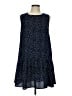 Symphony 100% Polyester Stars Blue Casual Dress Size L - photo 1