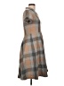 Pendleton 100% Virgin Wool Plaid Gray Casual Dress Size 10 Petite - photo 4