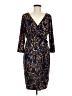Chaps Paisley Blue Cocktail Dress Size M (estimated) - photo 1