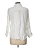 Alexander Jordan 100% Rayon White 3/4 Sleeve Button-Down Shirt Size L - photo 2