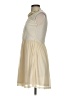 Assorted Brands 100% Polyester Ivory Cocktail Dress Size S (estimated) - photo 5