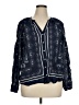DR2 100% Cotton Blue Long Sleeve Blouse Size XL - photo 1