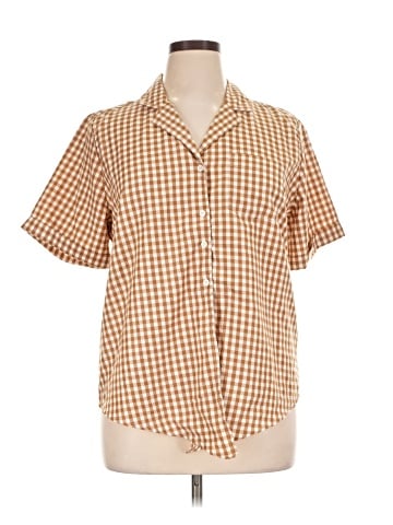 French Connection Short Sleeve Blouse (view 1)