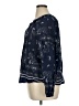 DR2 100% Cotton Blue Long Sleeve Blouse Size XL - photo 5
