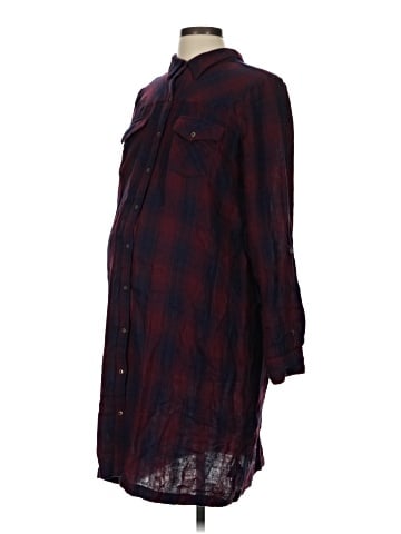 Motherhood 3/4 Sleeve Button-Down Shirt (view 1)