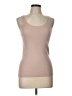 Neiman Marcus Tan Sleeveless Silk Top Size L - photo 1