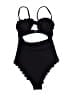Cupshe Hearts Black One Piece Swimsuit Size M - photo 2