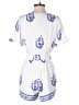 Tularosa 100% Polyester Print White Romper Size S - photo 2