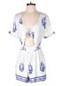 Tularosa 100% Polyester Print White Romper Size S - photo 1