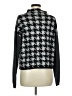 Ann Taylor Houndstooth Black Turtleneck Sweater Size M - photo 2