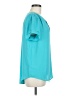 Daniel Rainn 100% Polyester Teal Short Sleeve Blouse Size M - photo 4