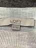 Ann Taylor LOFT Stripes Silver Pullover Sweater Size XS - photo 7