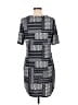 Bobbie Brooks Print Gray Casual Dress Size M - photo 2