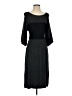 Spense Solid Black Casual Dress Size S - photo 1