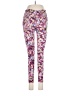 Nicole Miller Print Purple Active Pants Size S - photo 1