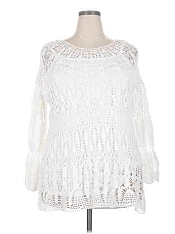Jessica London 3/4 Sleeve Top (view 1)