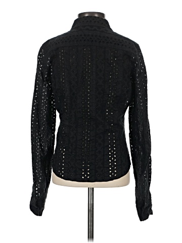 Aqua Long Sleeve Blouse (view 2)