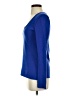 Aqua 100% Cashmere Blue Long Sleeve Top Size S - photo 5