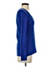 Aqua 100% Cashmere Blue Long Sleeve Top Size S - photo 4