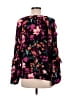 wonderly Floral Black Long Sleeve Blouse Size M - photo 2