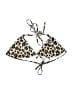 Zaful Animal Print Brown Swimsuit Top Size M - photo 1