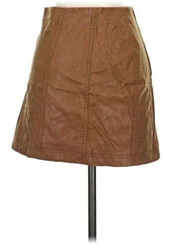 Free People Faux Leather Skirt (view 2)