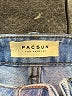 PacSun 100% Cotton Blue Denim Shorts Size 23 waist - photo 3