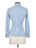 Theory Stripes Blue Long Sleeve Blouse Size S - photo 2