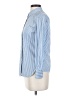 Theory Stripes Blue Long Sleeve Blouse Size S - photo 5