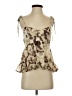 Old Navy 100% Polyester Brown Sleeveless Blouse Size XS - photo 1