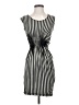 Max Studio Stripes Gray Cocktail Dress Size XS - photo 1