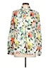 Gap 100% Cotton Floral Ivory Long Sleeve Blouse Size L - photo 1
