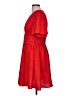Shein 100% Polyester Solid Red Cocktail Dress Size 8 - 10 - photo 5