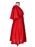Shein 100% Polyester Solid Red Cocktail Dress Size 8 - 10 - photo 4