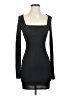 PrettyLittleThing Solid Black Cocktail Dress Size 0 - photo 1