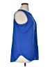 Talbots 100% Polyester Blue Sleeveless Blouse Size XL - photo 4