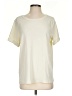 FOR DAYS Solid Ivory Short Sleeve T-Shirt Size XS - photo 1