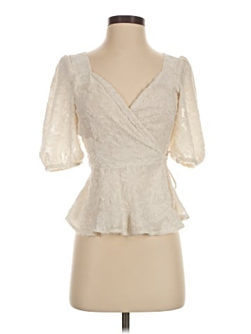 MNG 3/4 Sleeve Blouse (view 1)