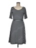 The Limited Stripes Black Casual Dress Size M - photo 1