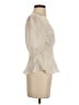 MNG 100% Polyester Ivory 3/4 Sleeve Blouse Size 2 - photo 4