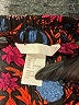 H&M 100% Viscose Paisley Blue Shorts Size 4 - photo 3