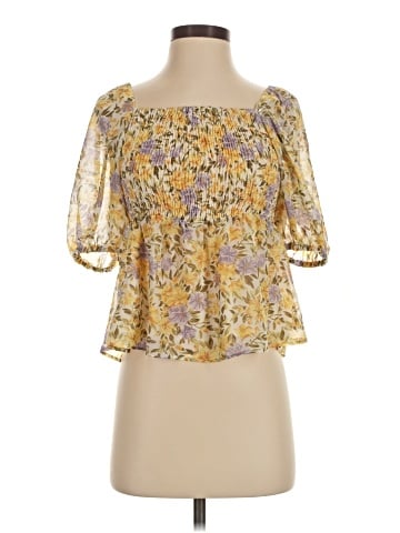 MNG 3/4 Sleeve Blouse (view 1)