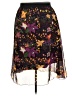 Lularoe 100% Polyester Stars Purple Casual Skirt Size 2X - photo 2