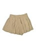 June & Hudson 100% Polyester Solid Tan Skort Size S - photo 2